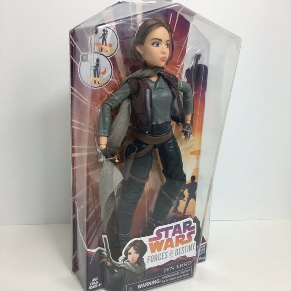 Star Wars Forces Of Destiny Jyn Erso 11" Doll Action Figure Baton Hasbro Disney - Picture 5 of 12
